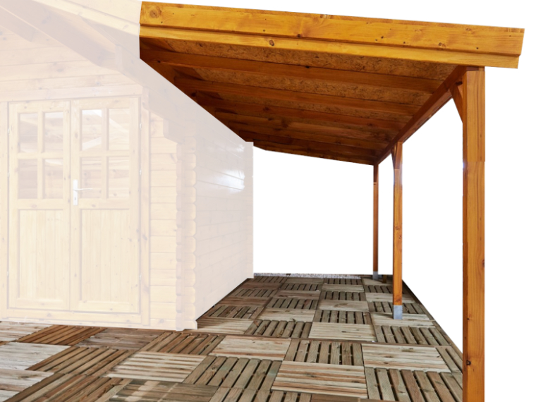 Schleppdächer und Anbauten